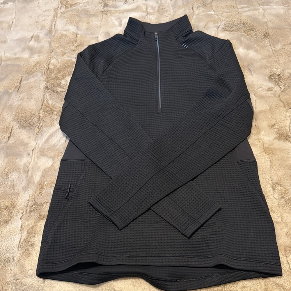 Waffle-Knit Half Zip - Picture 10 of 13